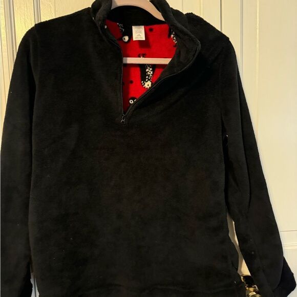 WARM fuzzy Sweatshirt w/ Red Penguin Inside Accent‎ - Picture 8 of 11